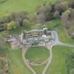 Oblique aerial view of Penicuik House, looking SW.