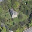 Oblique aerial view of Peffermill House, looking ENE.