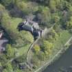 Oblique aerial view of Lochend House, looking SE.