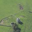 Oblique aerial view of Repentance Tower and Trail Trow Chapel, looking SSW.