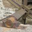 Detail of mill wheel shaft, gudgeon and bearing