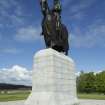 General view of the Robert The Bruce Statue, looking west north west.