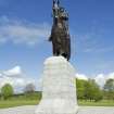 General view of the Robert The Bruce Statue, looking north north west.
