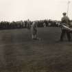 Ladies Championship  in St Andrews in 1929 with 'Miss Collet misses a putt.'