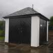 Fort Augustus Canoe storage shed looking S
