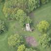 Oblique aerial view of Staneyhill Tower, looking WNW.