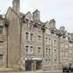 General view of 221-229 Canongate, Big Jack's Close, Edinburgh, from SW.