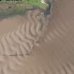 Oblique aerial view of the fish trap, looking SSW.