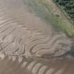 Oblique aerial view of the fish trap, looking SE.