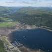 General oblique aerial view of Sandbank and the north bay of Holy Loch, looking NE.