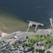 Oblique aerial view of Pier Esplanade, Dunoon, looking E.