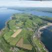 General oblique aerial view of Great Cumbrae Island centred on Millport, looking NE.