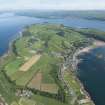 General oblique aerial view of Great Cumbrae Island centred on Millport, looking NE.