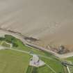 Oblique aerial view of the fish trap, looking S.