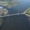 Oblique aerial view of the Kessock Bridge, Inverness, looking SW.