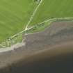 Oblique aerial view of the site of the boathouse, looking NNE.