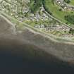 Oblique aerial view of the slipways at North Kessock, looking NW.