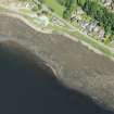 Oblique aerial view of the slipways at North Kessock, looking NW.