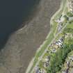 Oblique aerial view of the slipways at North Kessock, looking W.