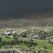 Oblique aerial view of the slipways at North Kessock, looking SSW.