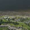 Oblique aerial view of of the slipways at North Kessock, looking SSW.