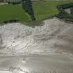 Oblique aerial view of the fish traps, looking SE.