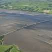 Oblique aerial view of Cromarty Bridge, looking W.