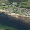 Oblique aerial view of Golspie, looking NW.