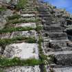 Detail of tramway and steps.