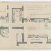 Proposed layout of kitchen at the club house of the Edinburgh Burgess Golfing Society.