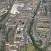 General oblique aerial view of the Union Canal and the   Fountainbridge and Merchiston areas of Edinburgh, looking NE.