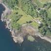 Oblique aerial view of Aird Nan Ron, looking SW.