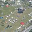 Oblique aerial view of T in the Park centred on the Main Stage, looking NE.