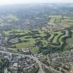 Oblique aerial view of Auchmill Golf Course, looking S.