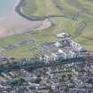 Oblique aerial view of Carnoustie Golf Course Hotel during the Commonwealth Games, looking S.