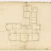 Plan of Ratho Park bedroom floor.