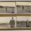 Views of golfers in the final of the Calcutta Cup competition in St Andrews including Ian W Shewan, H E Taylor; R W H Weaver and J M Mayfair.