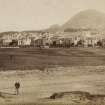 View of North Berwick from the West Links golf course.