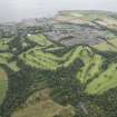 Oblique aerial view of Cardross Golf Course, looking SW.