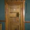 Ground floor. Dining room. Door on west wall.