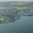 General oblique aerial view of Lerwick, looking NW.