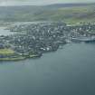 General oblique aerial view of Lerwick, looking NW.