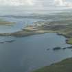 General oblique aerial view of Lerwick, looking SSE.