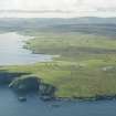 General oblique aerial view of Hamerahead, Levaneap, looking NW.