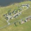 Oblique aerial view of Stucca, Hillswick, looking SSE.