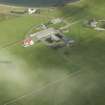 Oblique aerial view of Findlins Farm, Hillswick, looking E.