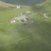 Oblique aerial view of Findlins Farm, Hillswick, looking E.