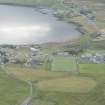 General oblique aerial view of Brae, looking WSW.