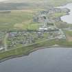 General oblique aerial view of Brae, looking SSE.