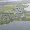 General oblique aerial view of Brae, looking SSE.